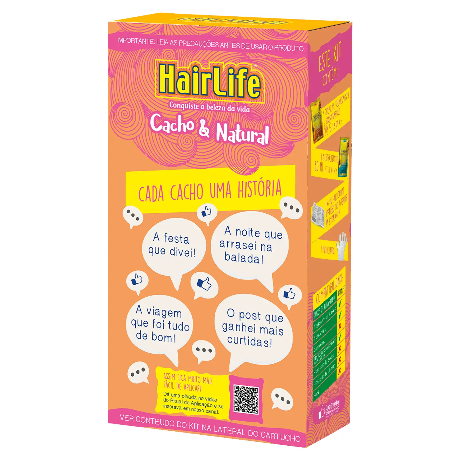 Kit de Alisamento HairLife Cacho & Natural - Imagen 2
