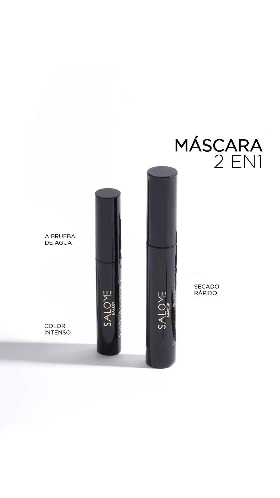 Waterproof defined length mascara + Special brush for lower lasesh